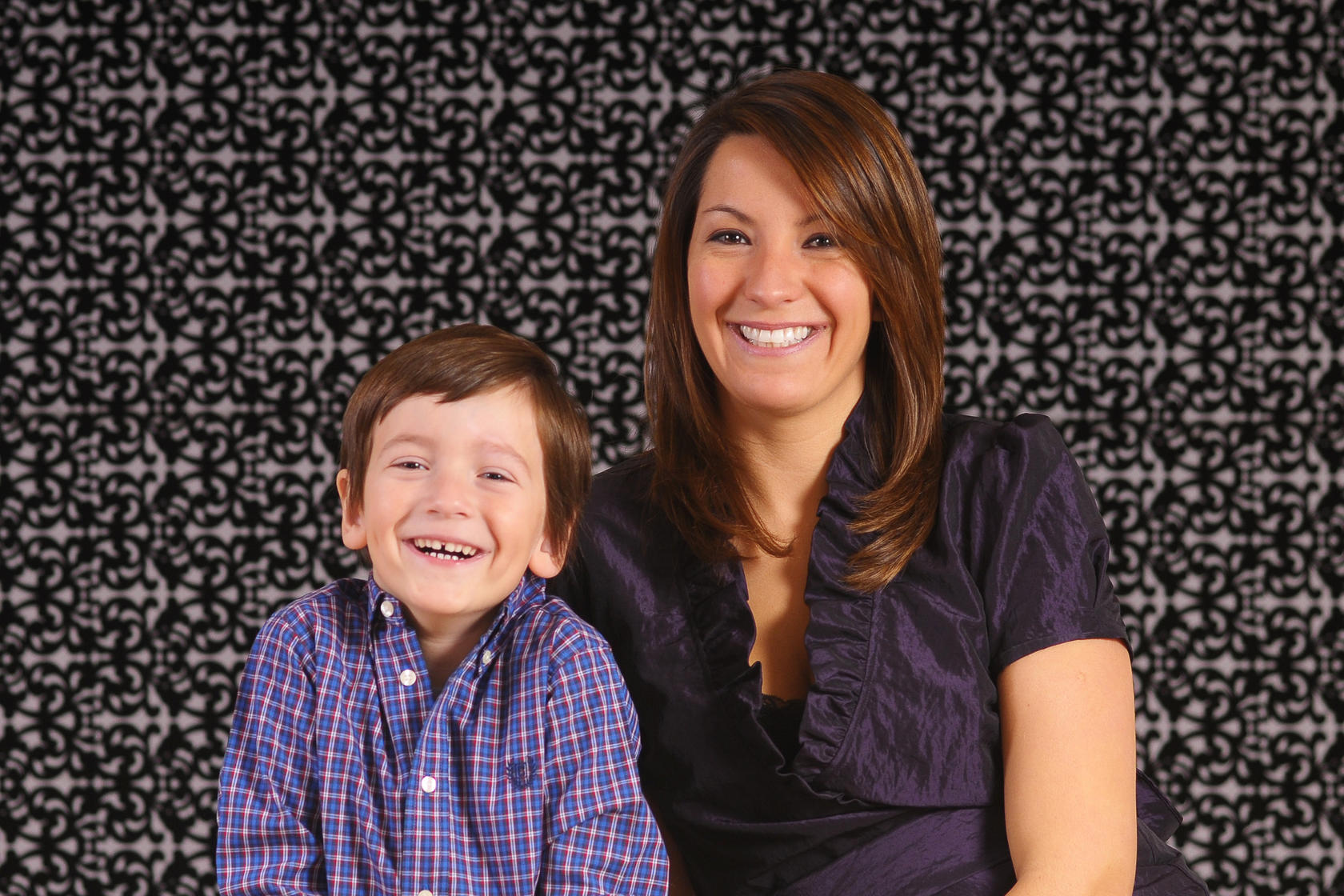 Aiden with Mommy